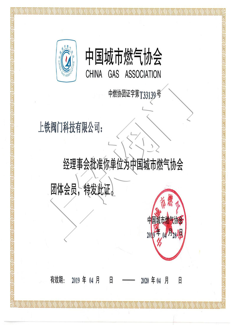 中國城市燃?xì)鈪f(xié)會團體會員